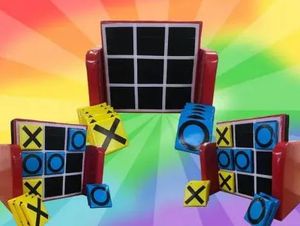 Tic-tac-toe Multicolour