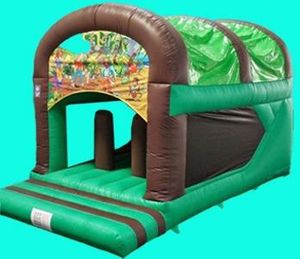 Garden Jump and Rear Slide PIRATE Bouncy Castle 1164