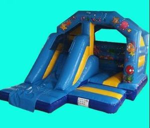 Ocean Front slide combo Bouncy Castle 1482