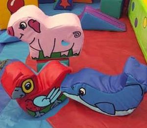 Soft Play Animal Figures for Hire