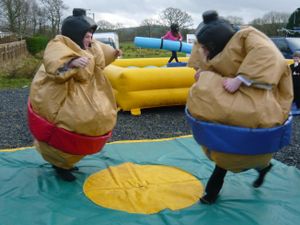 2 Adult Sumo Suits