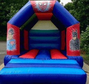 Super Action Hero bouncy castle hire