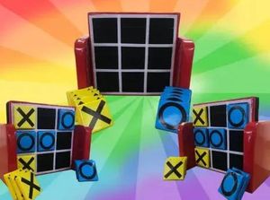 Tic-tac-toe Multicolour